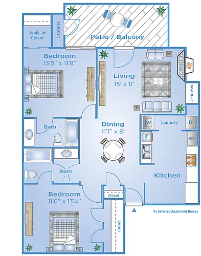 Floor plan B3
