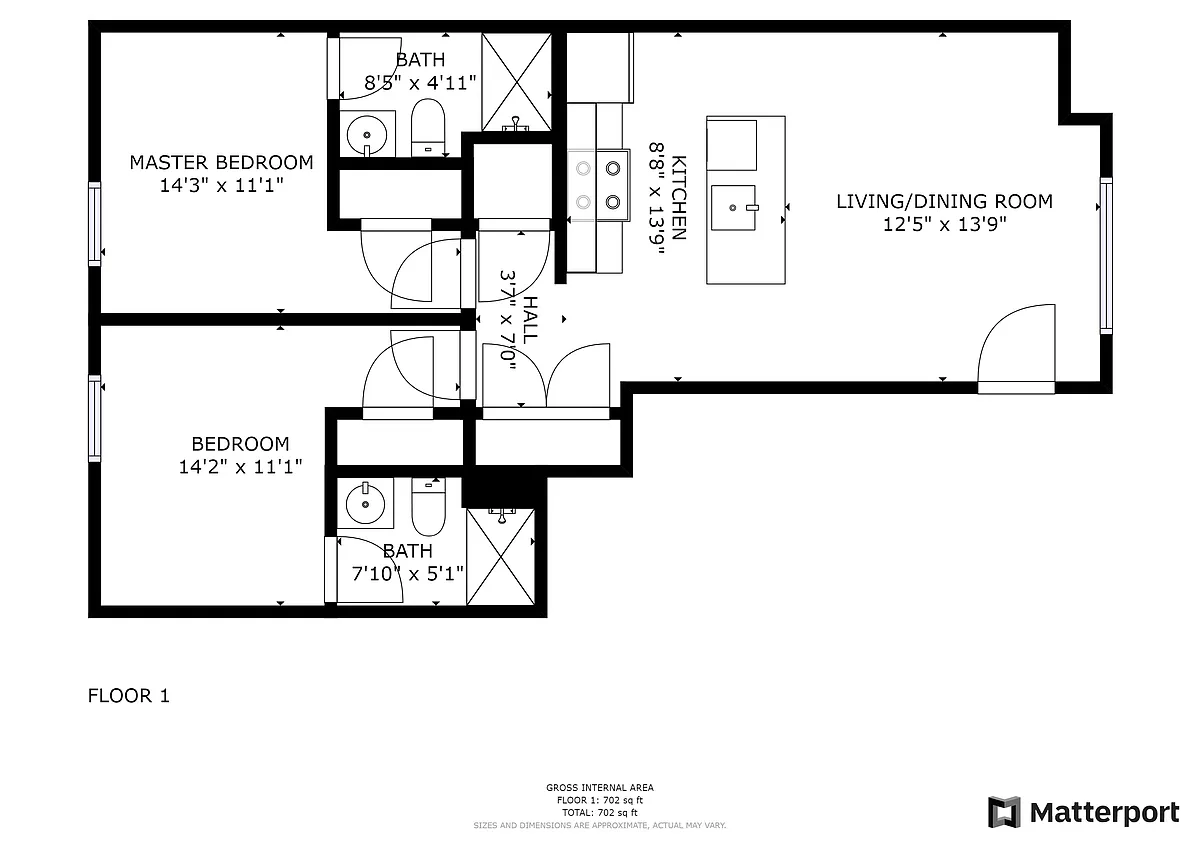 Floor plan 2s on Berks