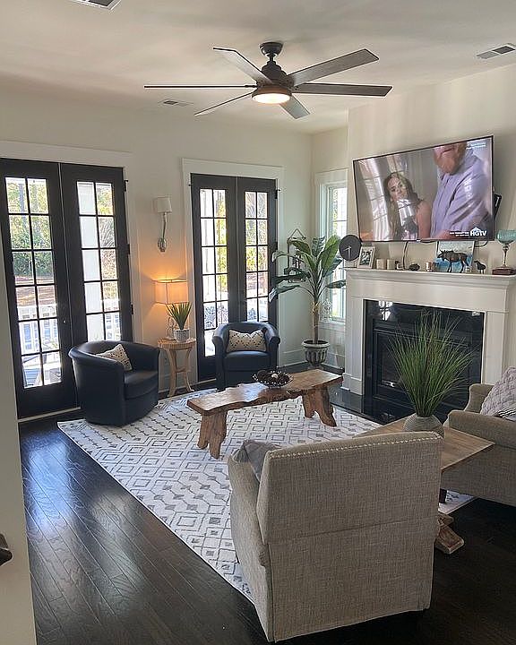 Open living room