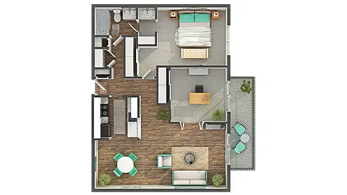 Floor plan Eight 72 Den