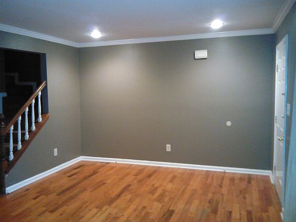 Living room with hardwood floors