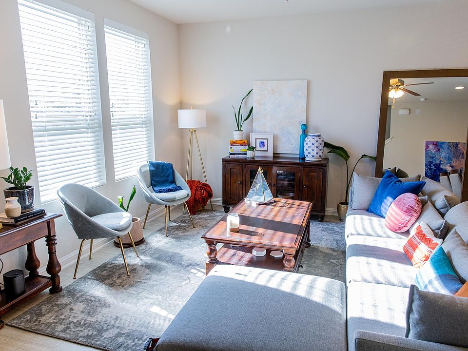 Large sunlit living room