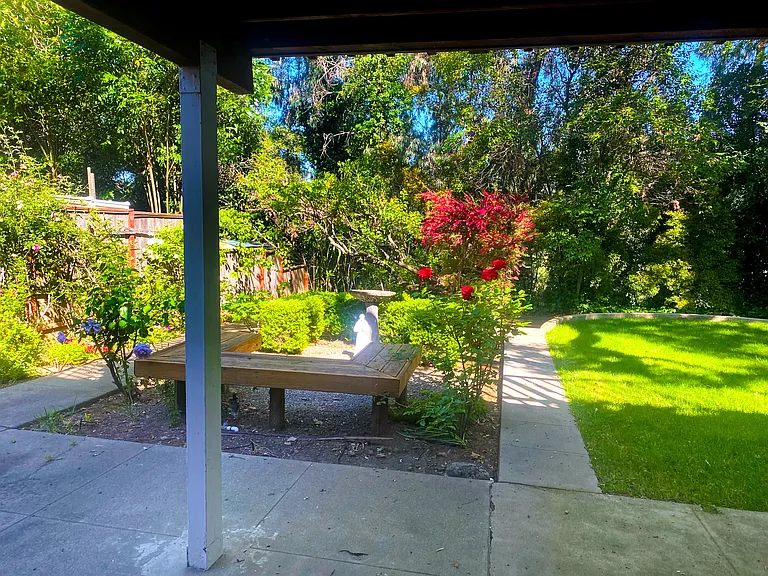 Tenant has access to rear yard.