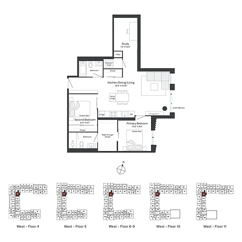 Floor plan W0601