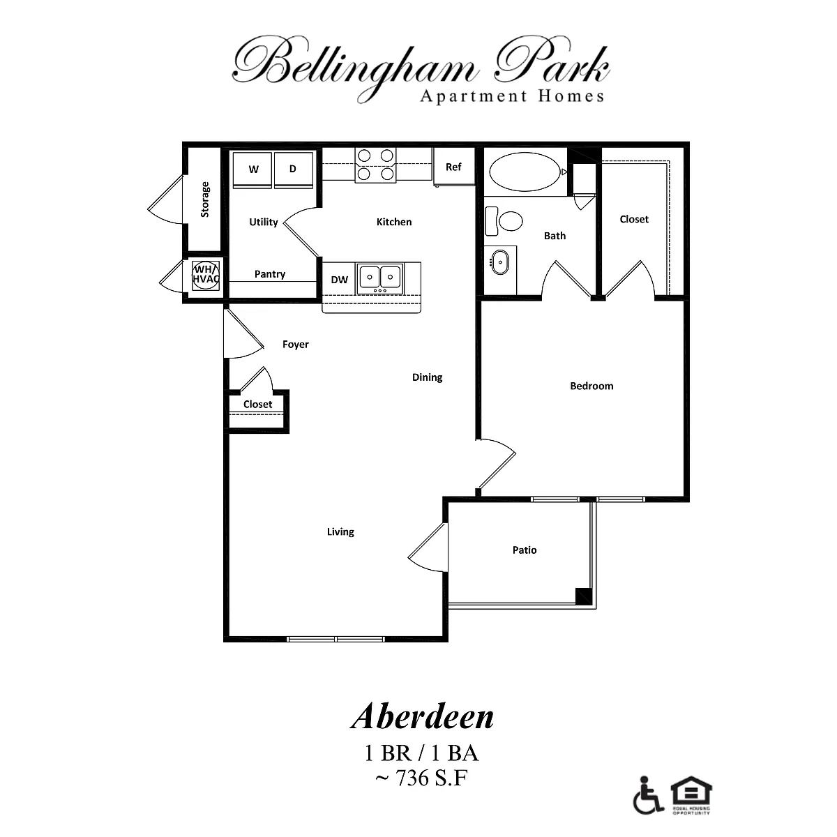 Floor plan 1X1 A