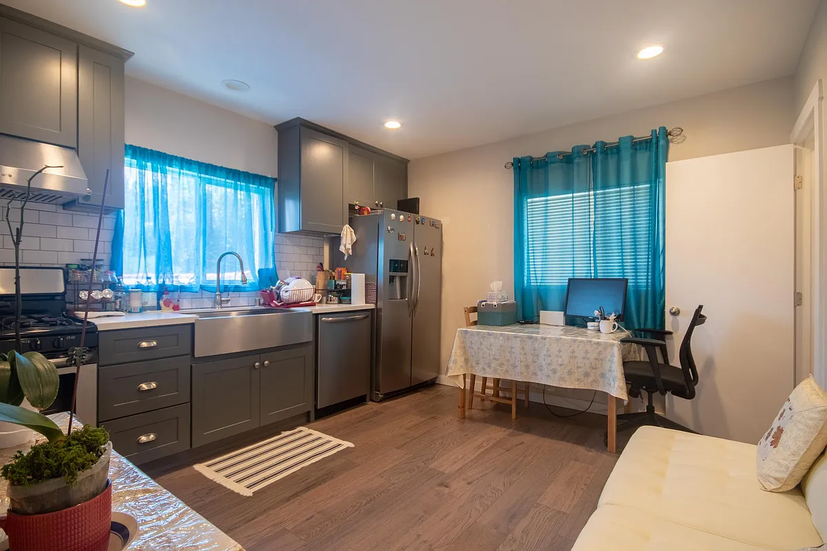 Large eat-in kitchen with all new appliances. Apartment come - 624 1/2 N Coronado St