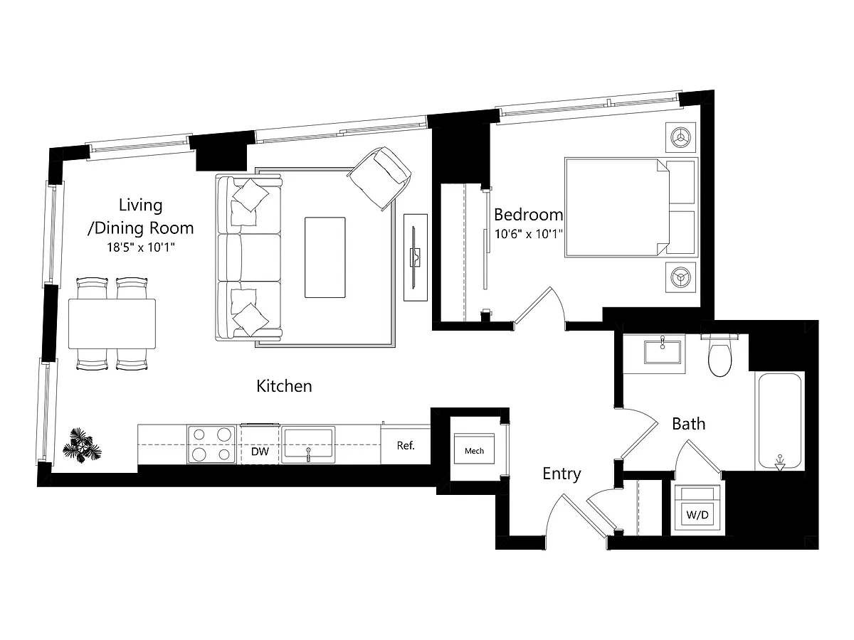 Floor plan Verde A16