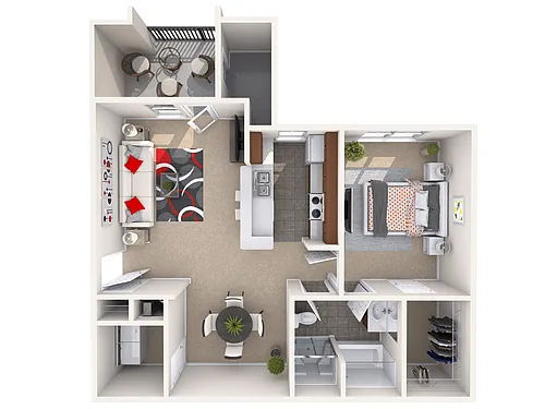 Floor plan The Cornerstone Renovated