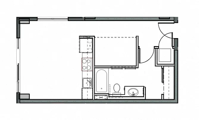 Floor plan Studio C