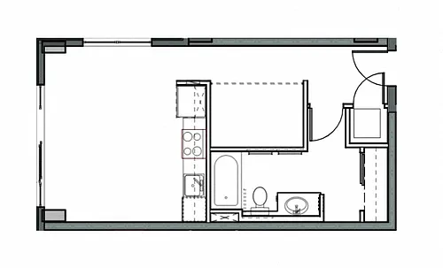 Floor plan Studio C