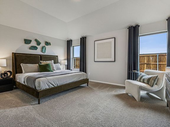 Primary Suite in the Turquoise home plan by Trophy Signature Homes - REPRESENTATIVE PHOTO