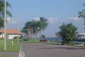 Tampa Bay View from Outside Villa