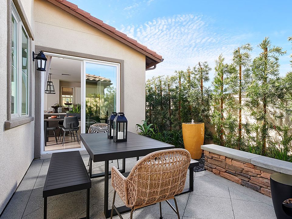Cassis at Rancho Soleo Plan 2 Model Home Patio