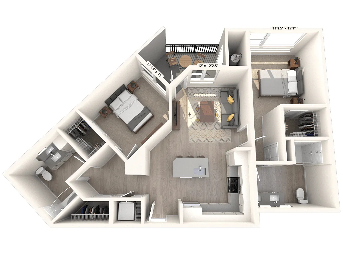 Floor plan B8-1