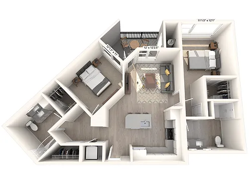 Floor plan B8-1