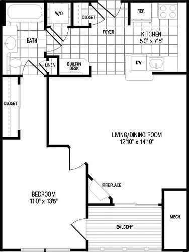 Floor plan Portsmouth