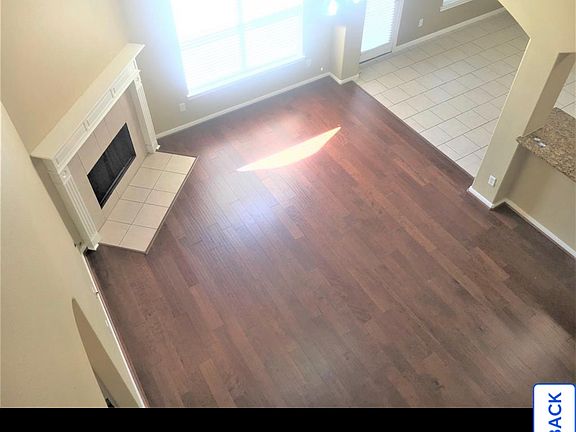Family room with fireplace