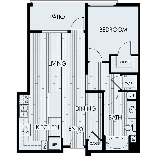 Floor plan Plan 1B