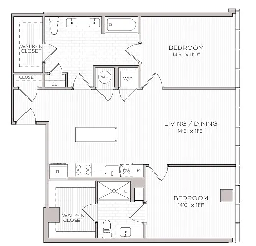 Floor plan B4 2B