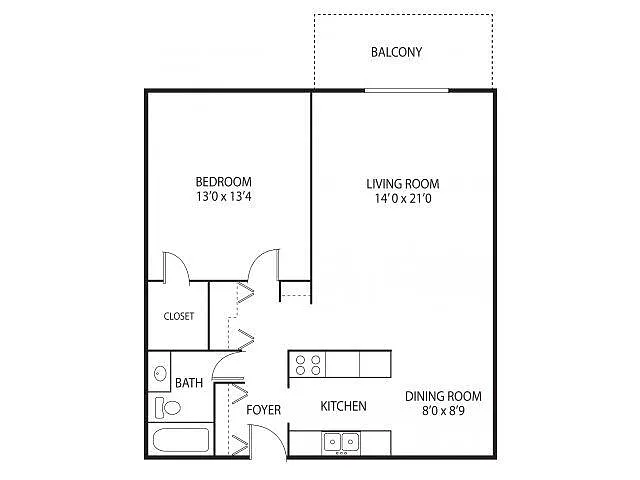 Floor plan Sunny