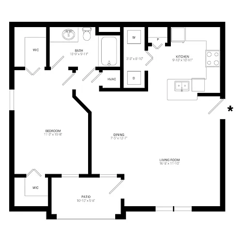 Floor plan A1- Garden
