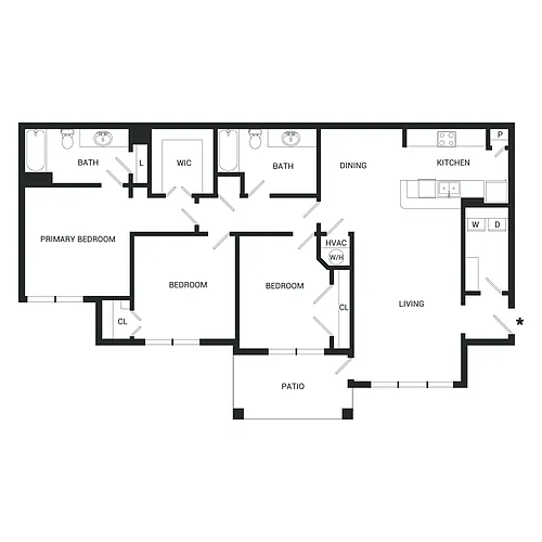 Floor plan Emery