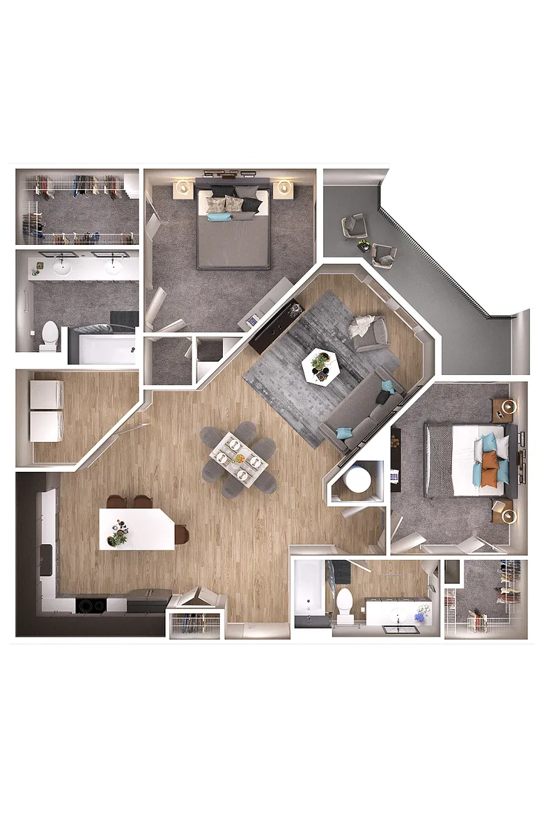 Floor plan B3