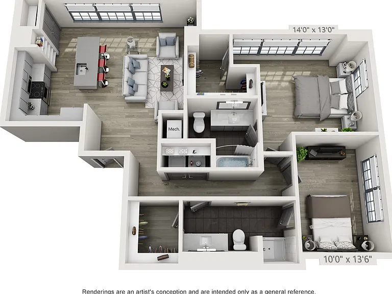 2B floor plan The Guild