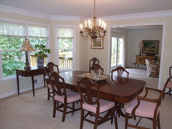 Formal Dining Room Open to Family Rm and Kitchen