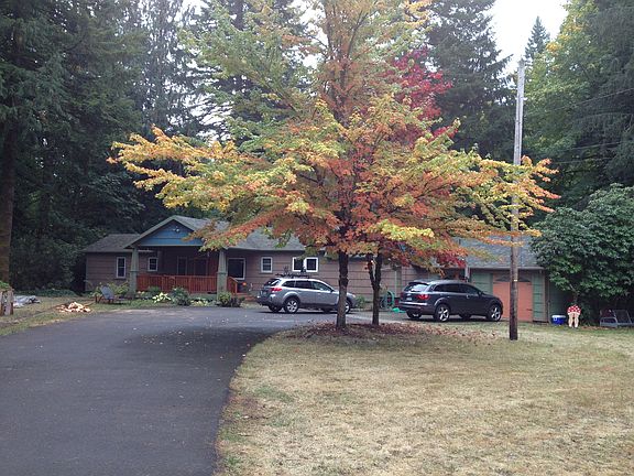 front of the house