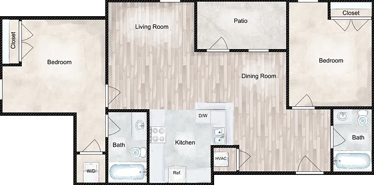 The Arlee Floorplan Diagram