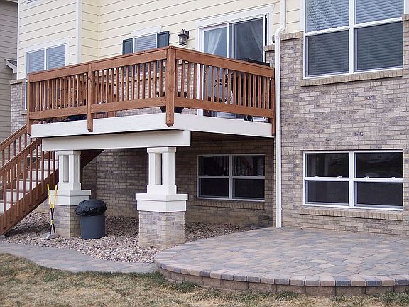 Trex Deck/Cobblestone Patio