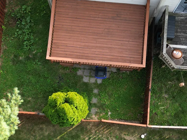 Back of the house/Deck /Patio
