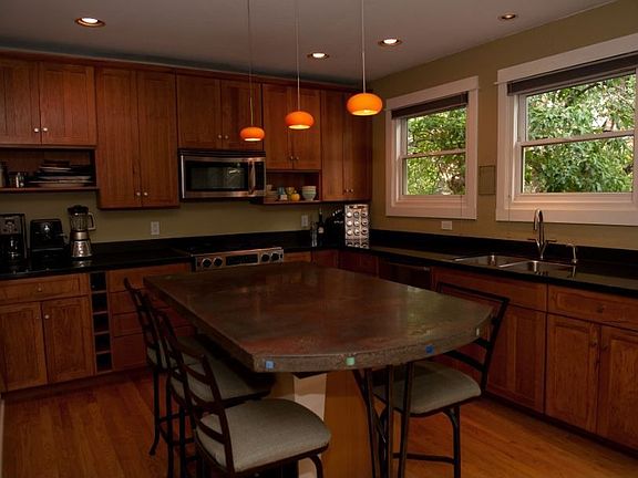 Large concrete island