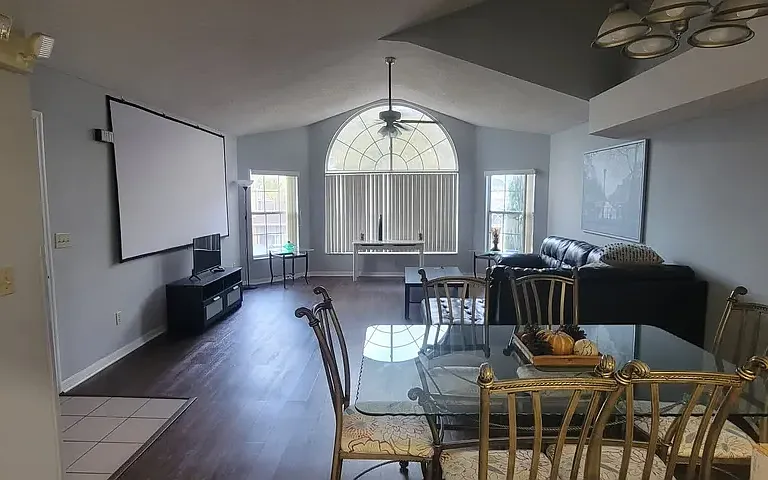 Large living room/dining room