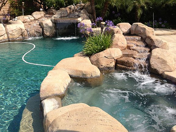 Waterfalls, Pebble Tec