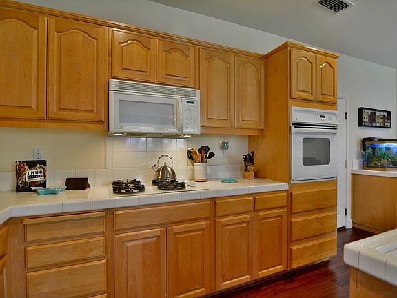 Kitchen with gas stove