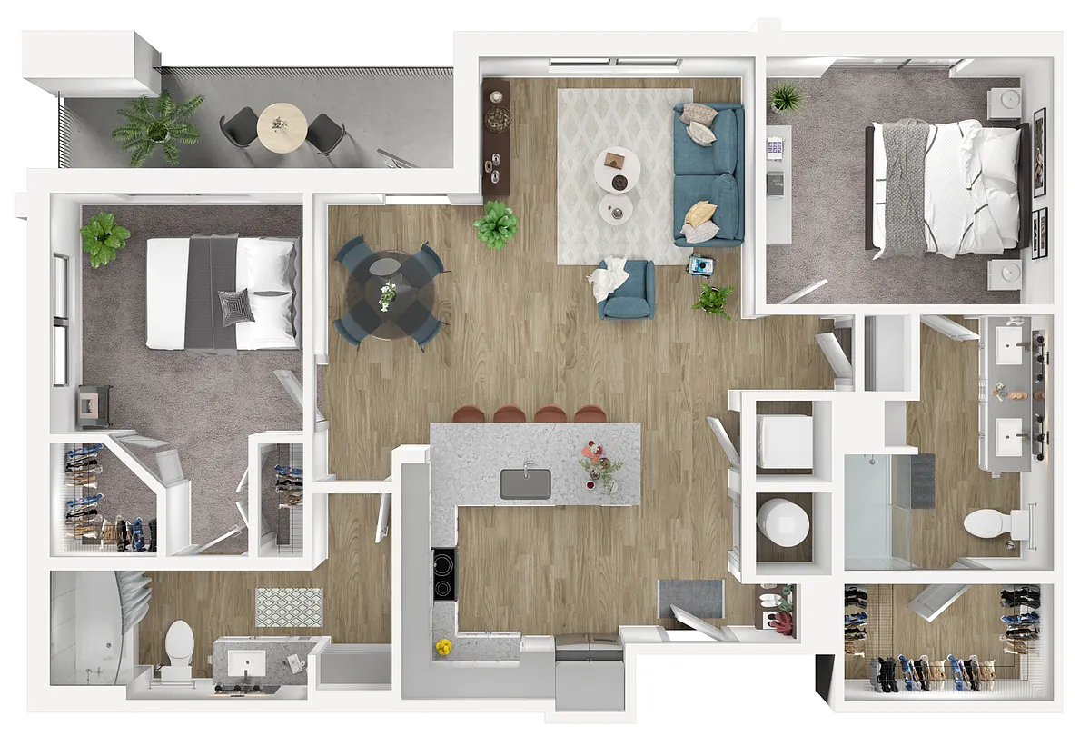 Floor plan B2