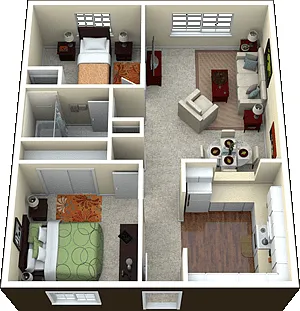 Floor plan B1 - HCS