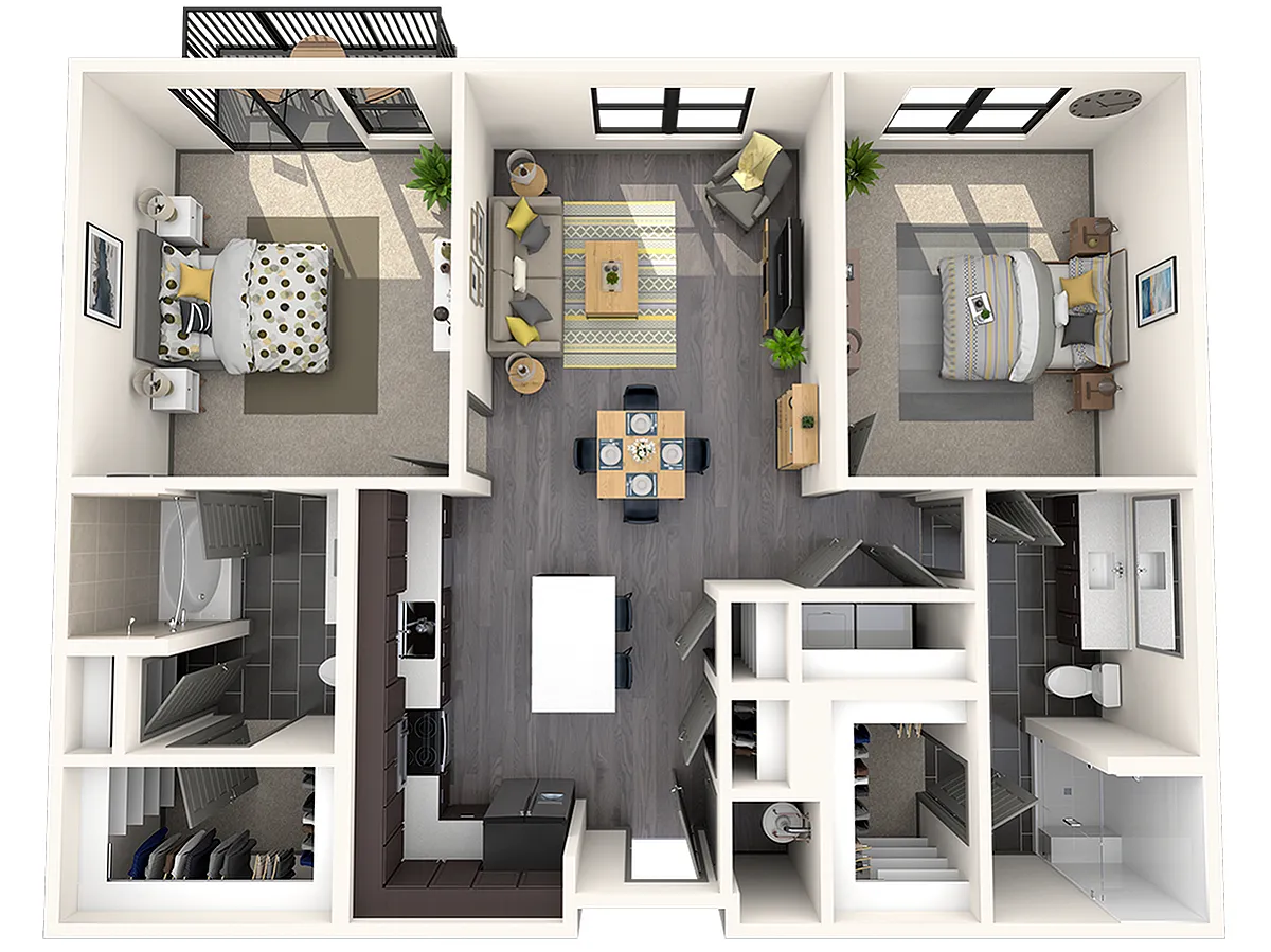 Floor plan 2B