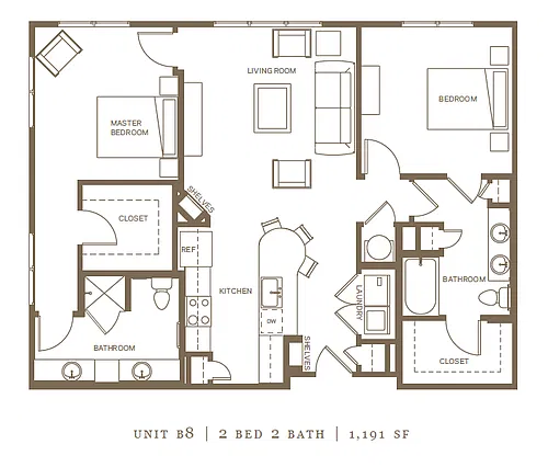 Floor plan B8