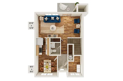 Floor plan 4 bedroom