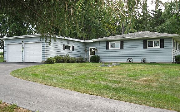 blacktop to 2 car garage