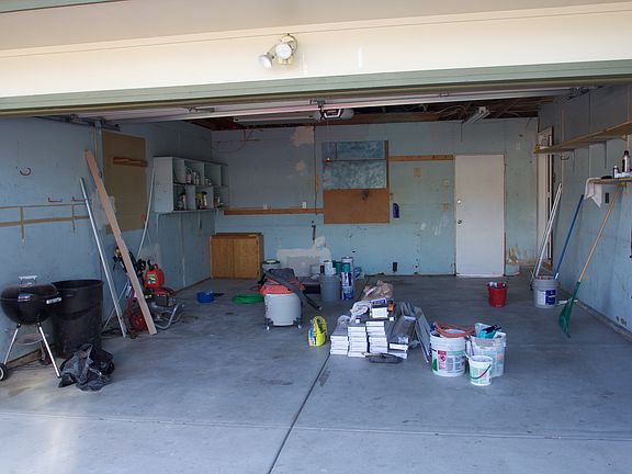 2 car attached garage with opener