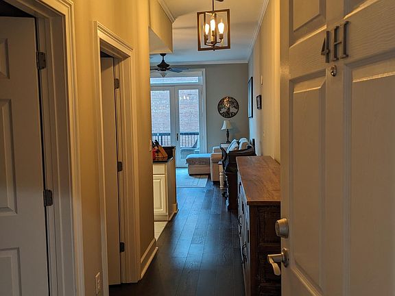 Entering the apartment