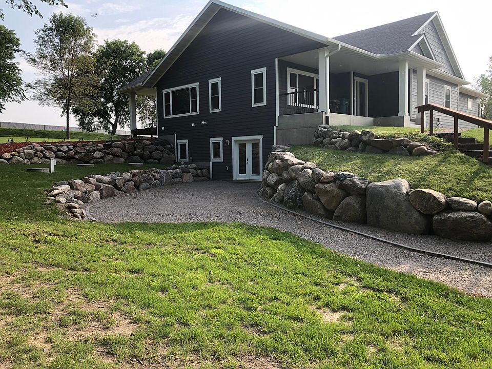 Apartment entrance and patio space