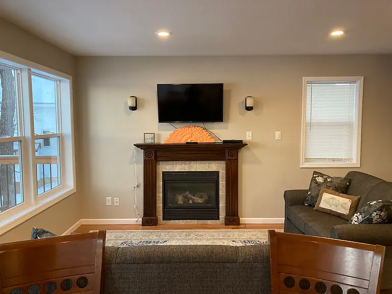 home does not come furnished. furnishing is for visual reference only.