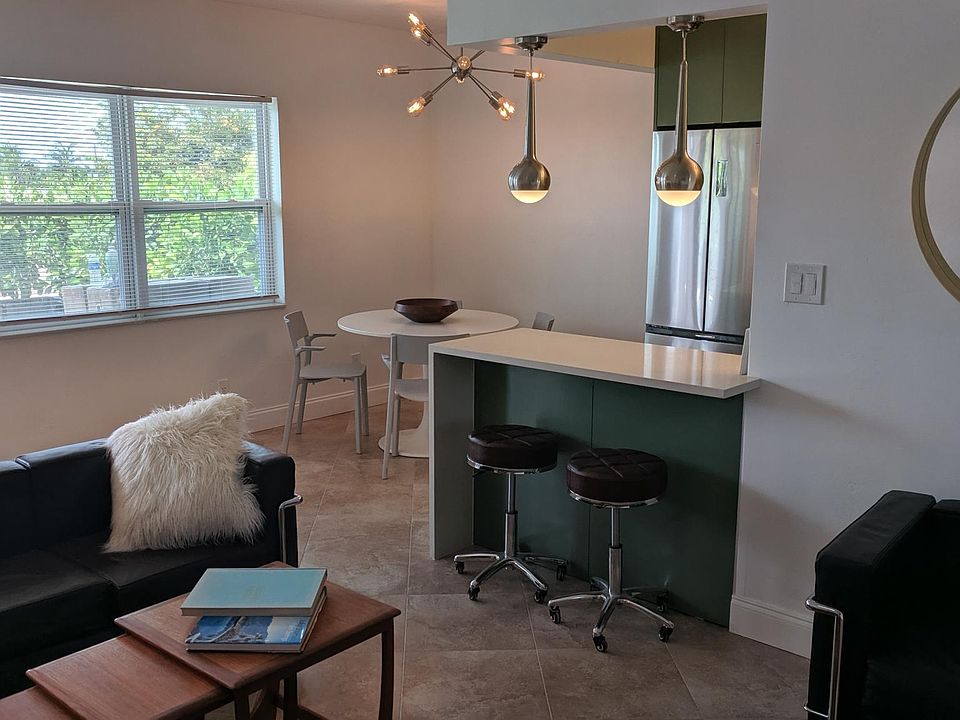 View of Dining Table & Snack Counter