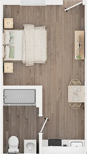 Floor plan Studio (A)