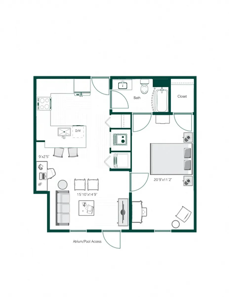 Floor plan West